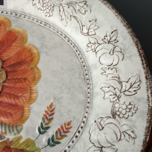 The Farmhouse by Rachel Ashwell Turkey 🦃 Serving Tray Platter Melamine NEW - Picture 4 of 8